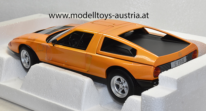 Mercedes Benz C 111/II Coupe 1970 orange 1:18