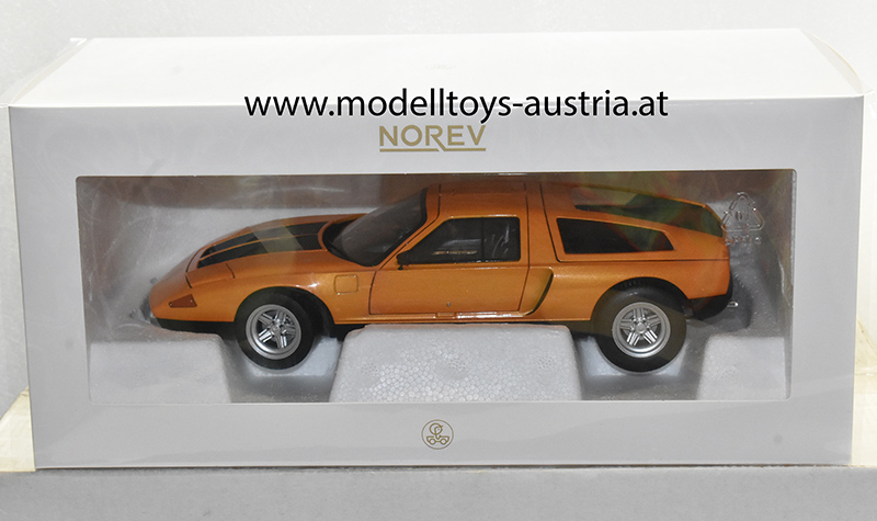 Mercedes Benz C 111/II Coupe 1970 orange 1:18