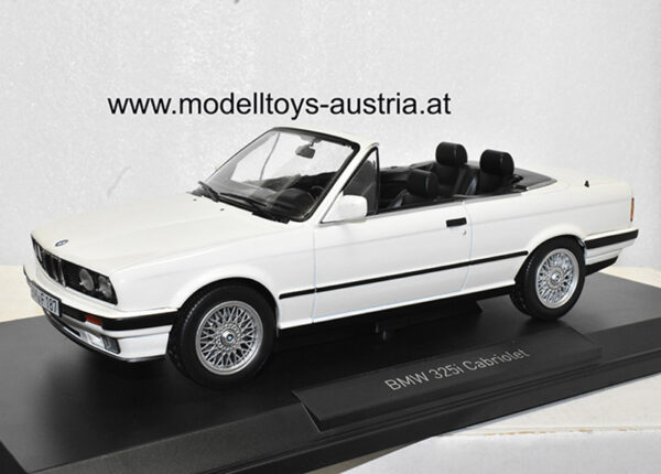 BMW E30 Cabrio 325i 1991 weiss 1:18