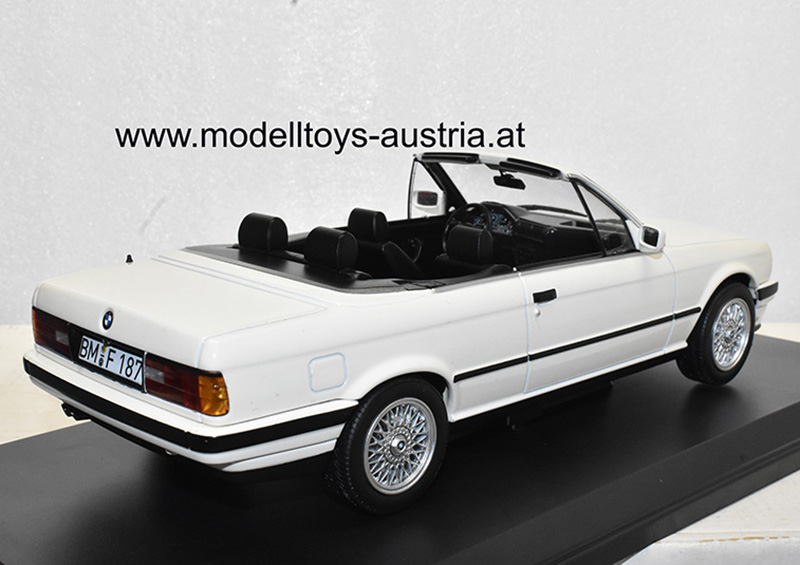 BMW E30 Cabrio 325i 1991 weiss 1:18