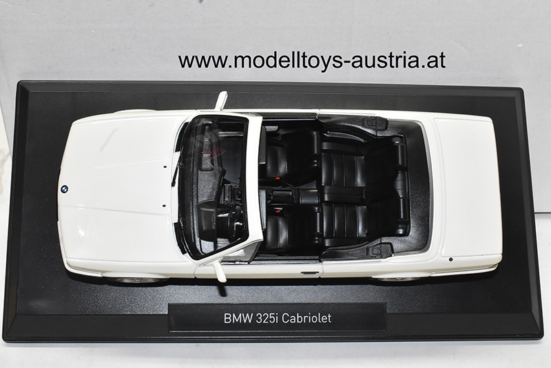 BMW E30 Cabrio 325i 1991 weiss 1:18