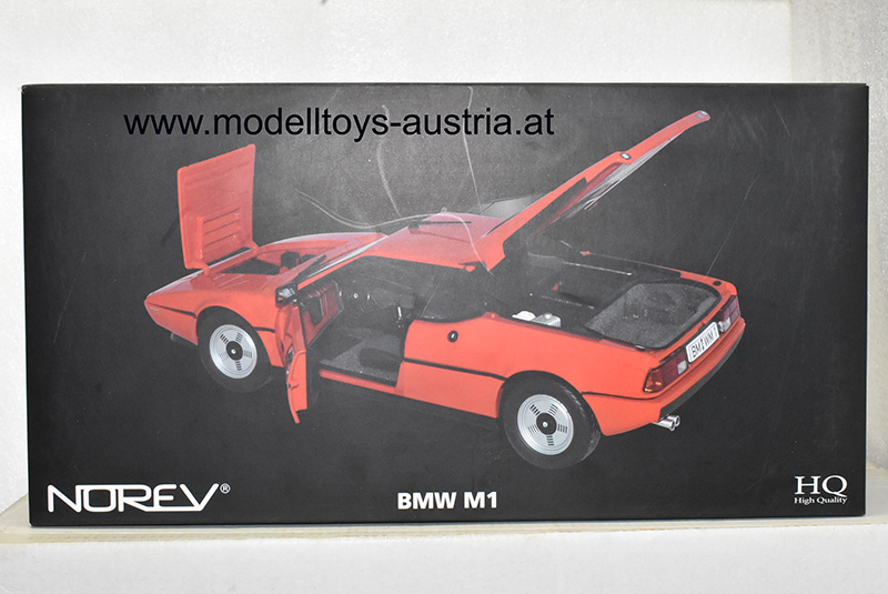 BMW E26 M1 1978 orange 1:18