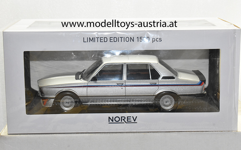 BMW E12 Limousine M 535i 1980 silber 1:18
