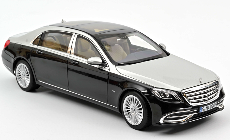 Mercedes Maybach S650 X222 Limousine 2018 schwarz metallik silber 1:18