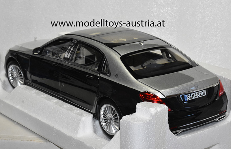 Mercedes Maybach S650 X222 Limousine 2018 schwarz metallik silber 1:18