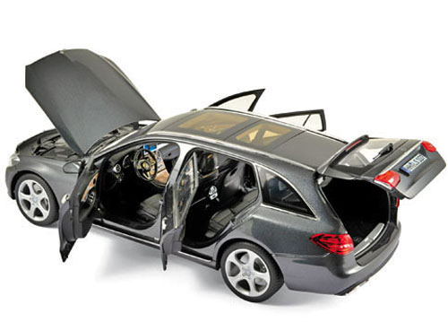 Mercedes Benz W205 Kombi Break T Model C Klasse 2014 grau metallik 1:18