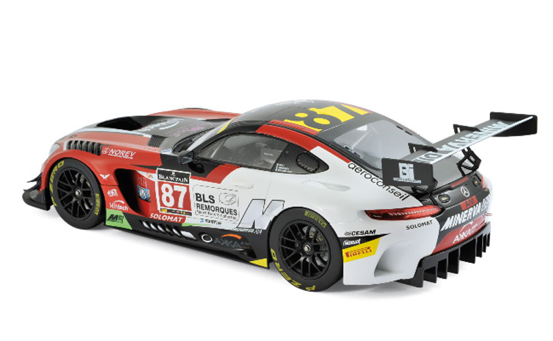 Mercedes Benz AMG GT3 Sieger GT Serie Monza 2016 Ricci / Beaubelique / Vannelet TEAM Akka 1:18