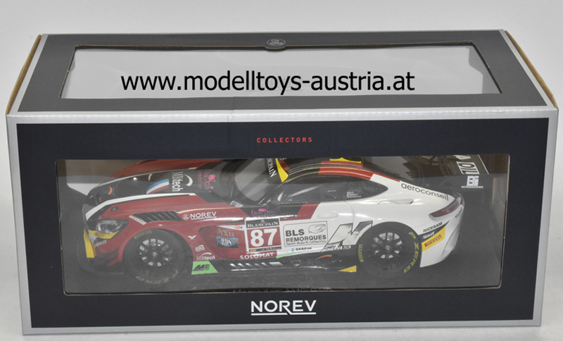 Mercedes Benz AMG GT3 Sieger GT Serie Monza 2016 Ricci / Beaubelique / Vannelet TEAM Akka 1:18