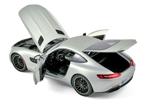 Mercedes Benz C190 AMG GT Coupe 2015 silber metallik 1:18