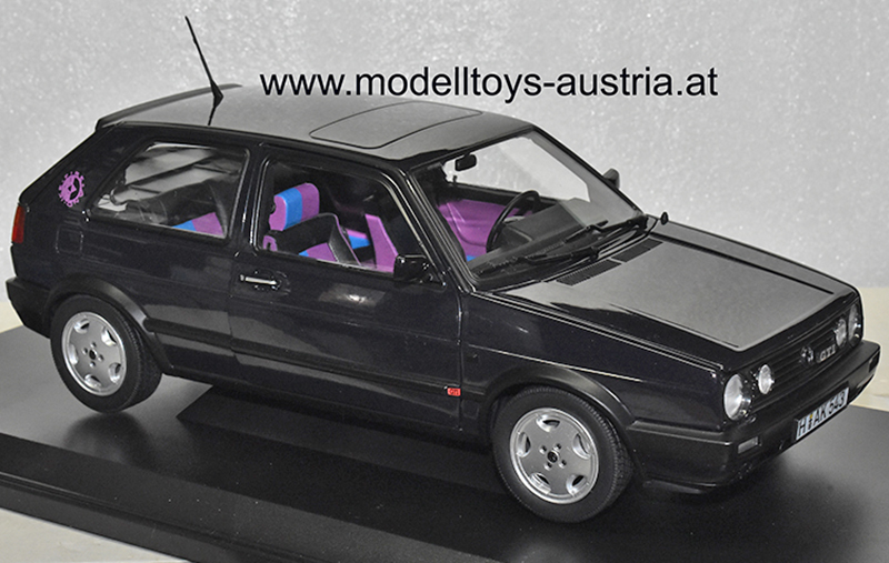 VW Golf II Golf 2 Limousine GTI Fire und Ice 1991 purple metallik 1:18