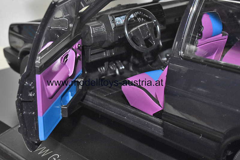 VW Golf II Golf 2 Limousine GTI Fire und Ice 1991 purple metallik 1:18