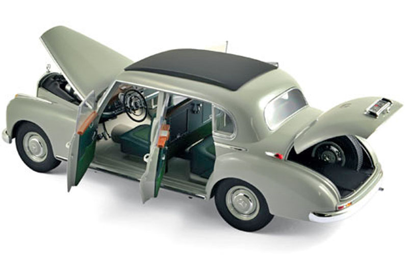 Mercedes Benz W186 Limousine 300 1955 grau 1:18
