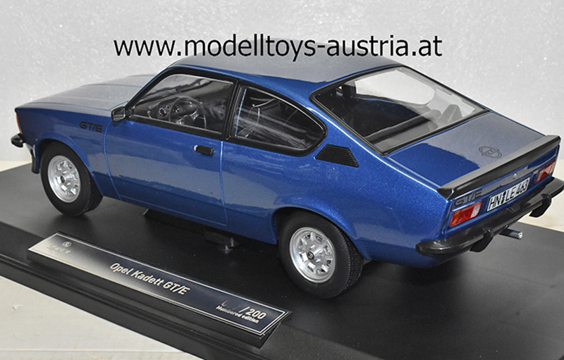 Opel Kadett C Coupe GT/E 1977 blau metallik 1:18 NOREV Sondermodell