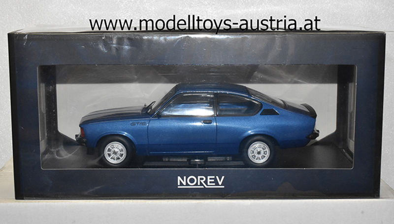 Opel Kadett C Coupe GT/E 1977 blau metallik 1:18 NOREV Sondermodell