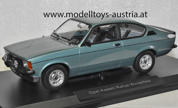 Opel Kadett C Coupe 1978 Winterfest türkis 1:18