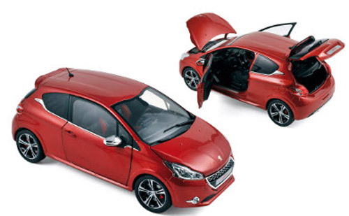 Peugeot 208 GTI 2013 rot metallik 1:18