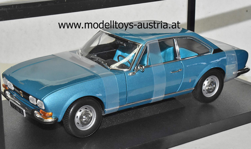Peugeot 504 Coupe 1971 blau metallik 1:18