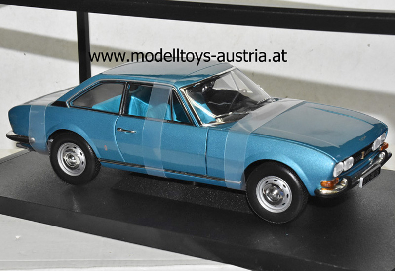 Peugeot 504 Coupe 1971 blau metallik 1:18