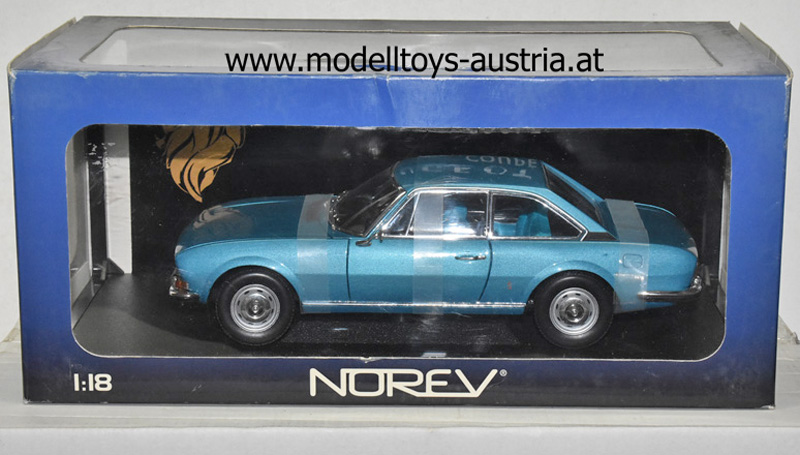 Peugeot 504 Coupe 1971 blau metallik 1:18