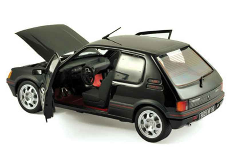 Peugeot 205 GTI 1990 schwarz 1:18