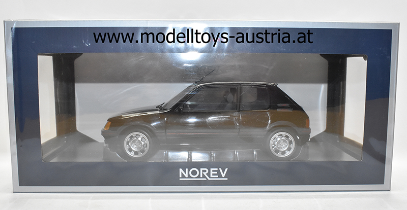 Peugeot 205 GTI 1990 schwarz 1:18