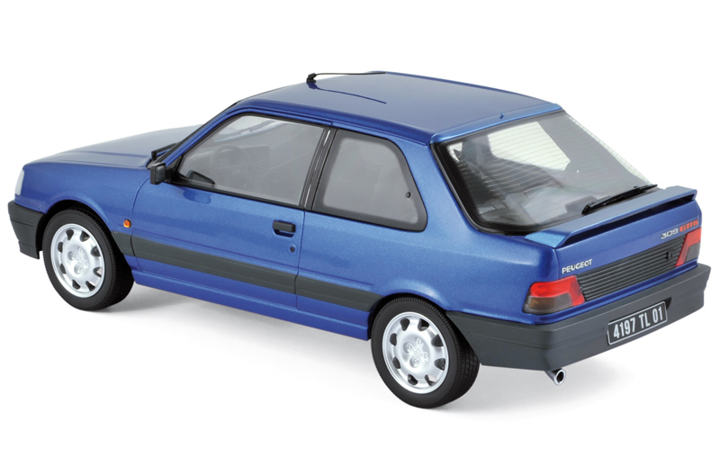 Peugeot 309 Limousine GTi 1991 blau 1:18
