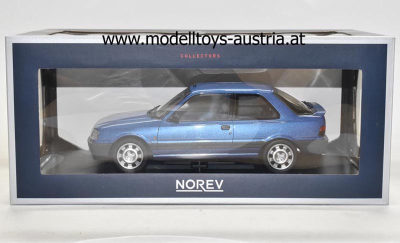 Peugeot 309 Limousine GTi 1991 blau 1:18