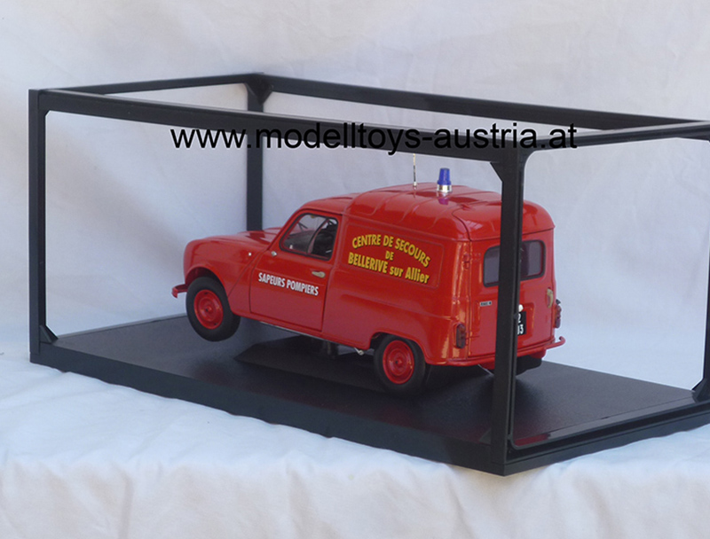 Renault 4 F4 Fourgonette 1965 POMPIERS Feuerwehr 1:18