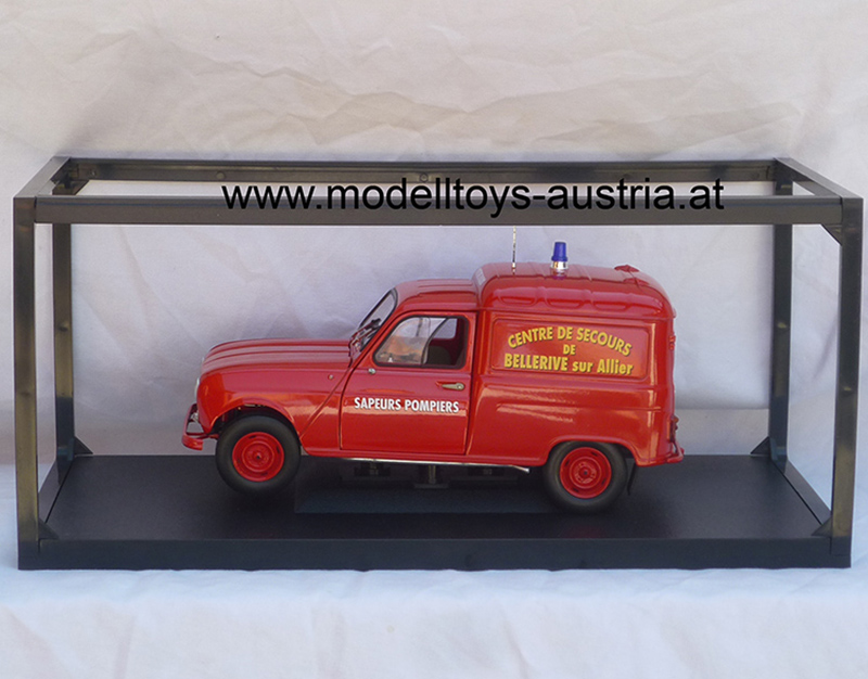 Renault 4 F4 Fourgonette 1965 POMPIERS Feuerwehr 1:18