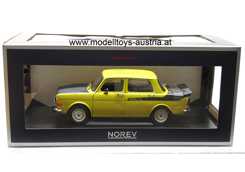 Simca 1000 Rallye 2 1976 gelb 1:18