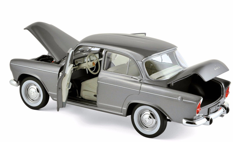 Simca Aronde Limousine Monthlery Speciale 1962 grau metallik 1:18