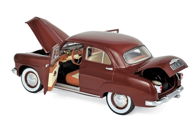 Simca 9 Aronde 1953 dunkel rot 1:18