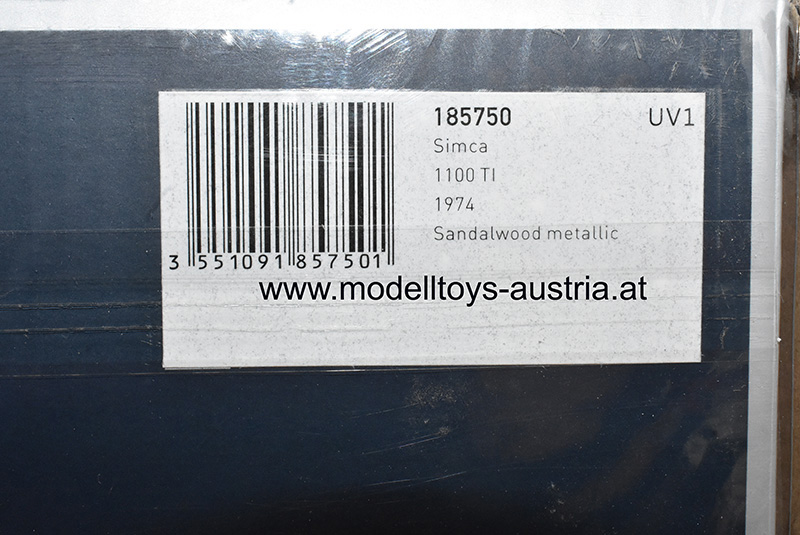 Simca 1100 TI 1974 bronze metallik 1:18