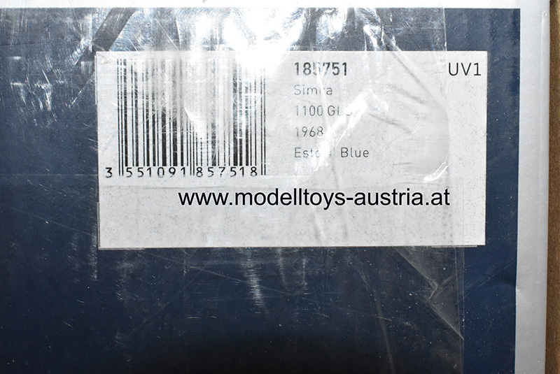Simca 1100 GLS 1968 blau metallik 1:18