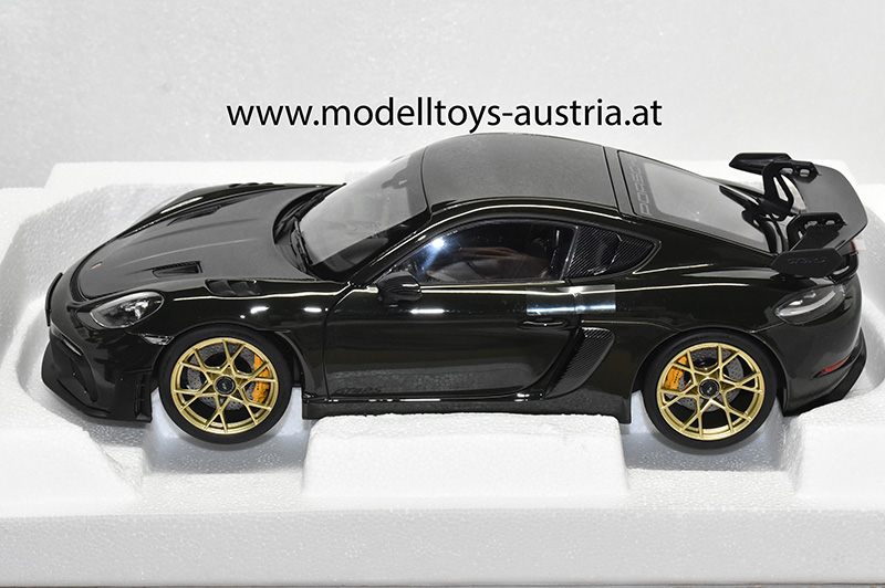 Porsche 718 Cayman 982 GT4 RS 2023 Weissach Pack grün 1:18