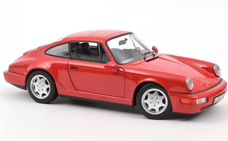 Porsche 911 964 Coupe Carrera 2 1990 rot 1:18