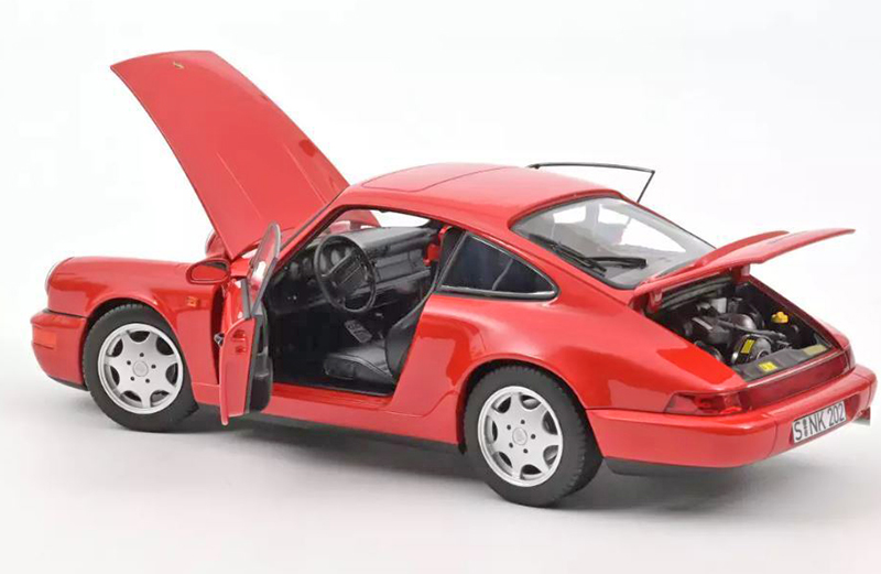 Porsche 911 964 Coupe Carrera 2 1990 rot 1:18
