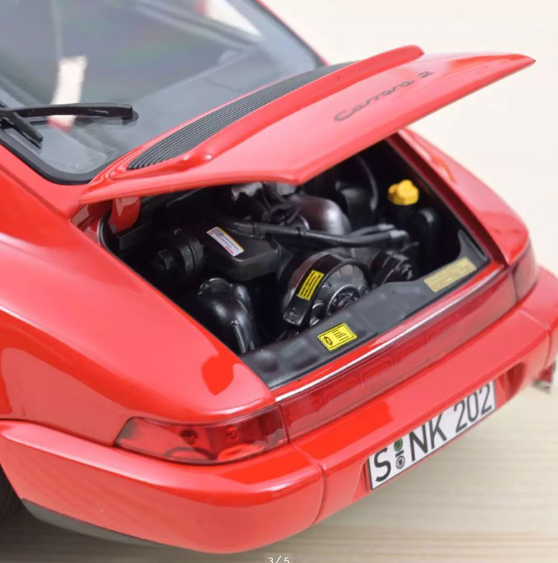 Porsche 911 964 Coupe Carrera 2 1990 rot 1:18