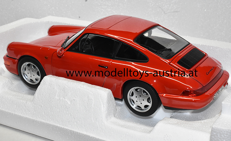 Porsche 911 964 Coupe Carrera 2 1990 rot 1:18
