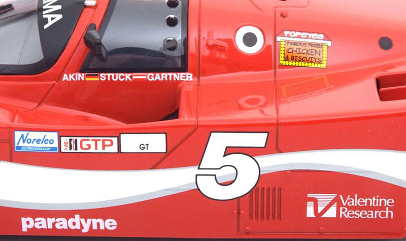 Porsche 962C 1986 IMSA 12 Stunden Sebring Jo GARTNER / Hans Joachim STUCK / Bob AKIN 1986 1:18