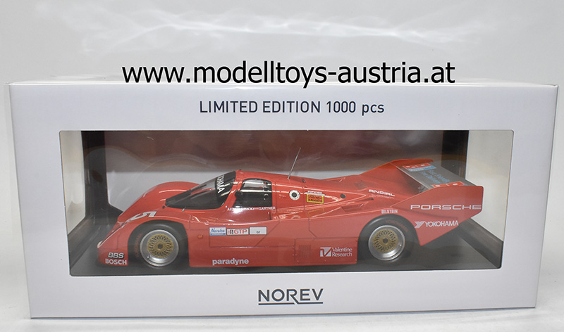 Porsche 962C 1986 IMSA 12 Stunden Sebring Jo GARTNER / Hans Joachim STUCK / Bob AKIN 1986 1:18
