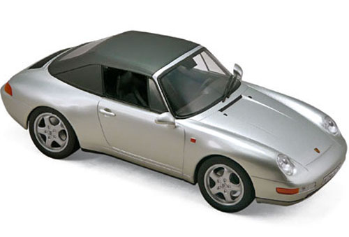 Porsche 911 993 Cabrio 1994 silber 1:18