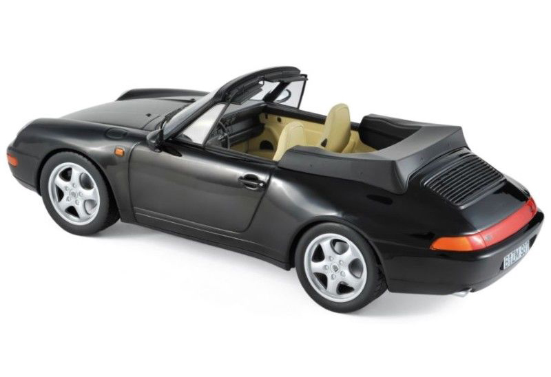 Porsche 911 993 Cabrio 1994 schwarz 1:18