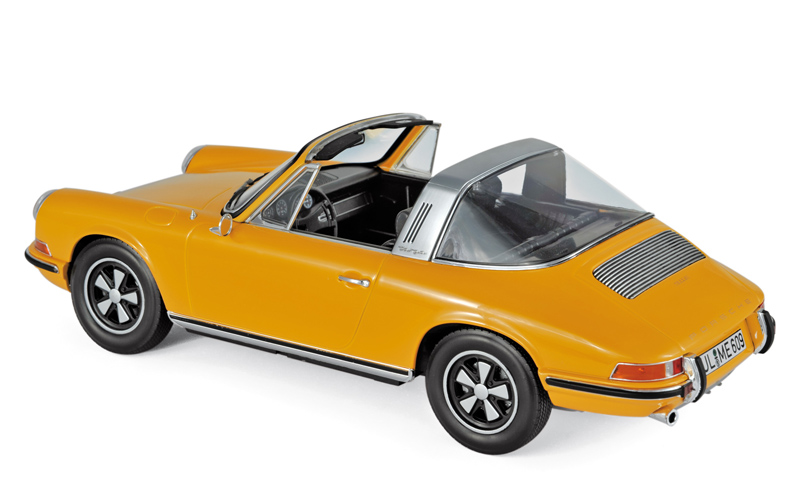 Porsche 911 E Targa 1969 orange 1:18