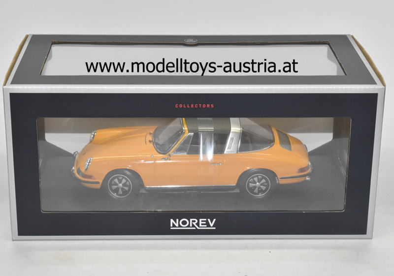 Porsche 911 E Targa 1969 orange 1:18