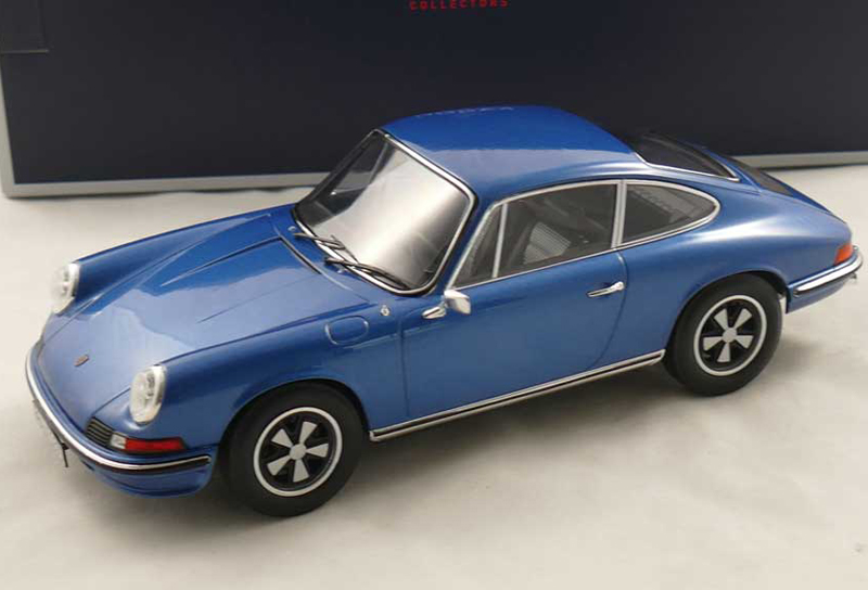 Porsche 911 S Coupe 1973 blau metallik 1:18
