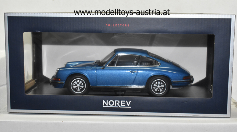 Porsche 911 S Coupe 1973 blau metallik 1:18
