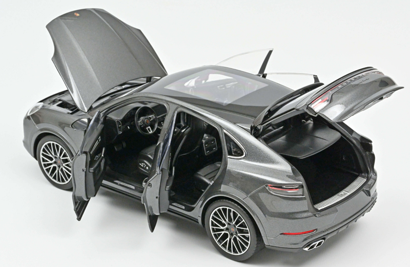 Porsche Cayenne Coupe Turbo 2019 dunkel grau metallik 1:18
