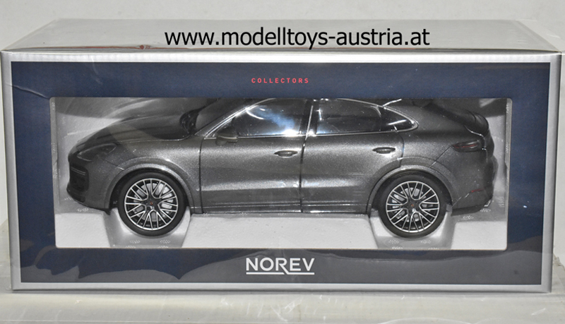 Porsche Cayenne Coupe Turbo 2019 dunkel grau metallik 1:18