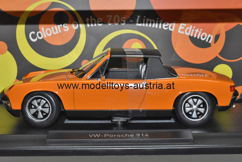 Porsche 914 1973 orange 1:18 VW Porsche 914 VOPO